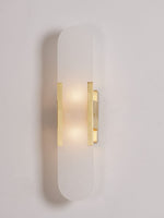 Melange Elongated Alabaster Sconce