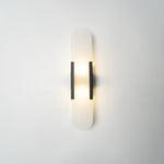 Melange Elongated Alabaster Sconce