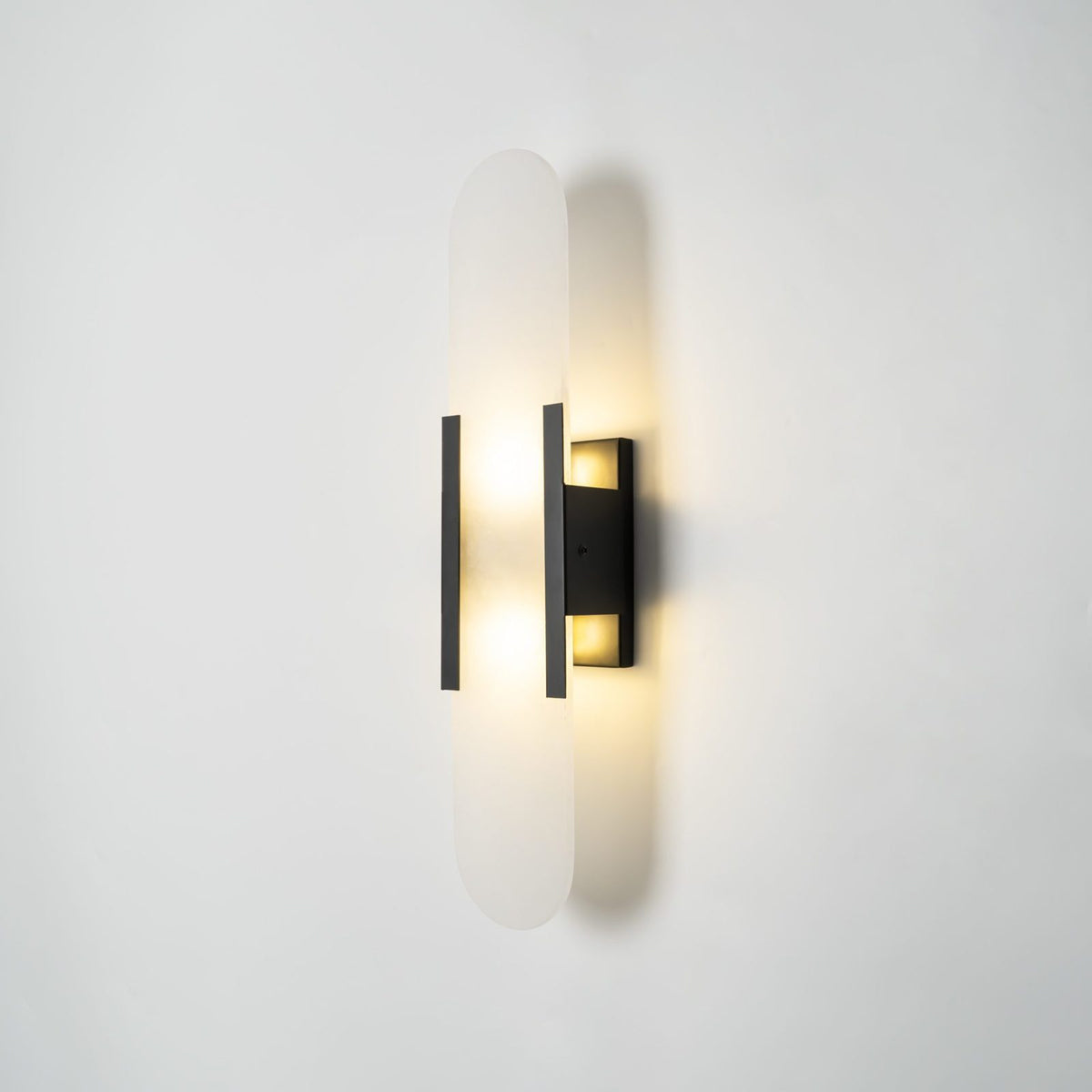Melange Elongated Alabaster Sconce