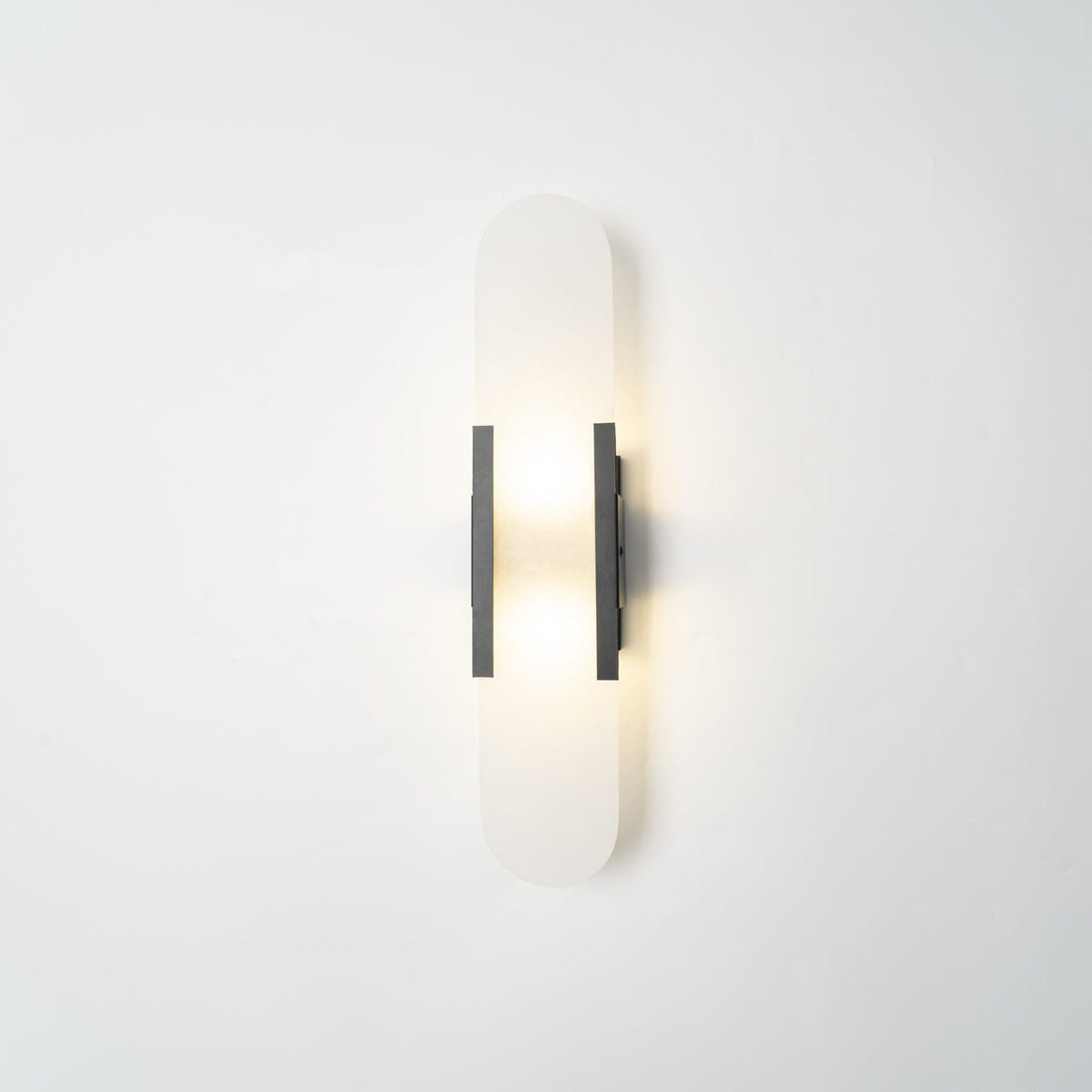 Melange Elongated Alabaster Sconce