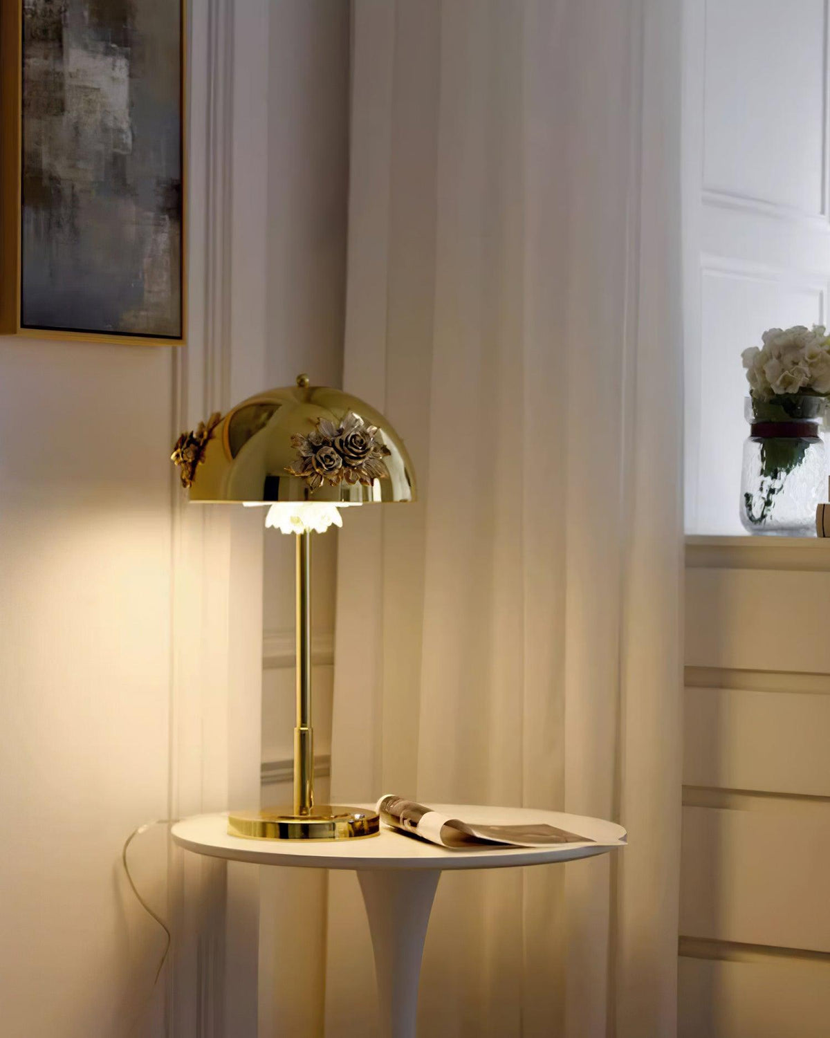 Meni Table Built In Battery Lamp