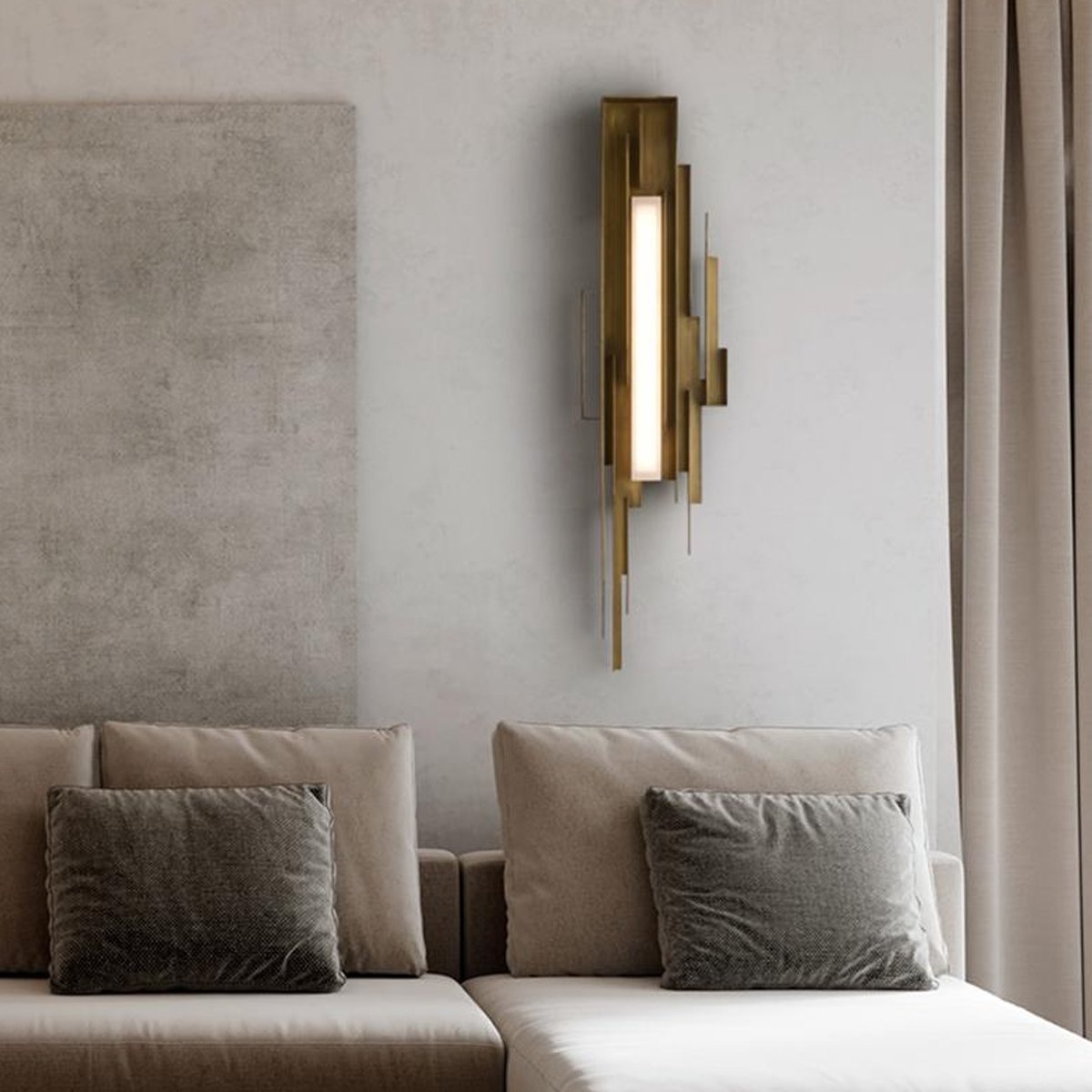 Metal Carved Wall Sconce