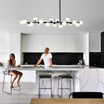 Geometric Linear Ball Pendant Chandelier Ceiling