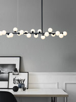 Geometric Linear Ball Pendant Chandelier Ceiling