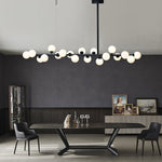 Geometric Linear Ball Pendant Chandelier Ceiling