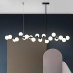 Geometric Linear Ball Pendant Chandelier Ceiling