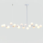 Geometric Linear Ball Pendant Chandelier Ceiling