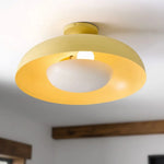 modern-yellow-metal-round-ceiling-light