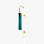Modern Glass Plug In Wall Lamp
