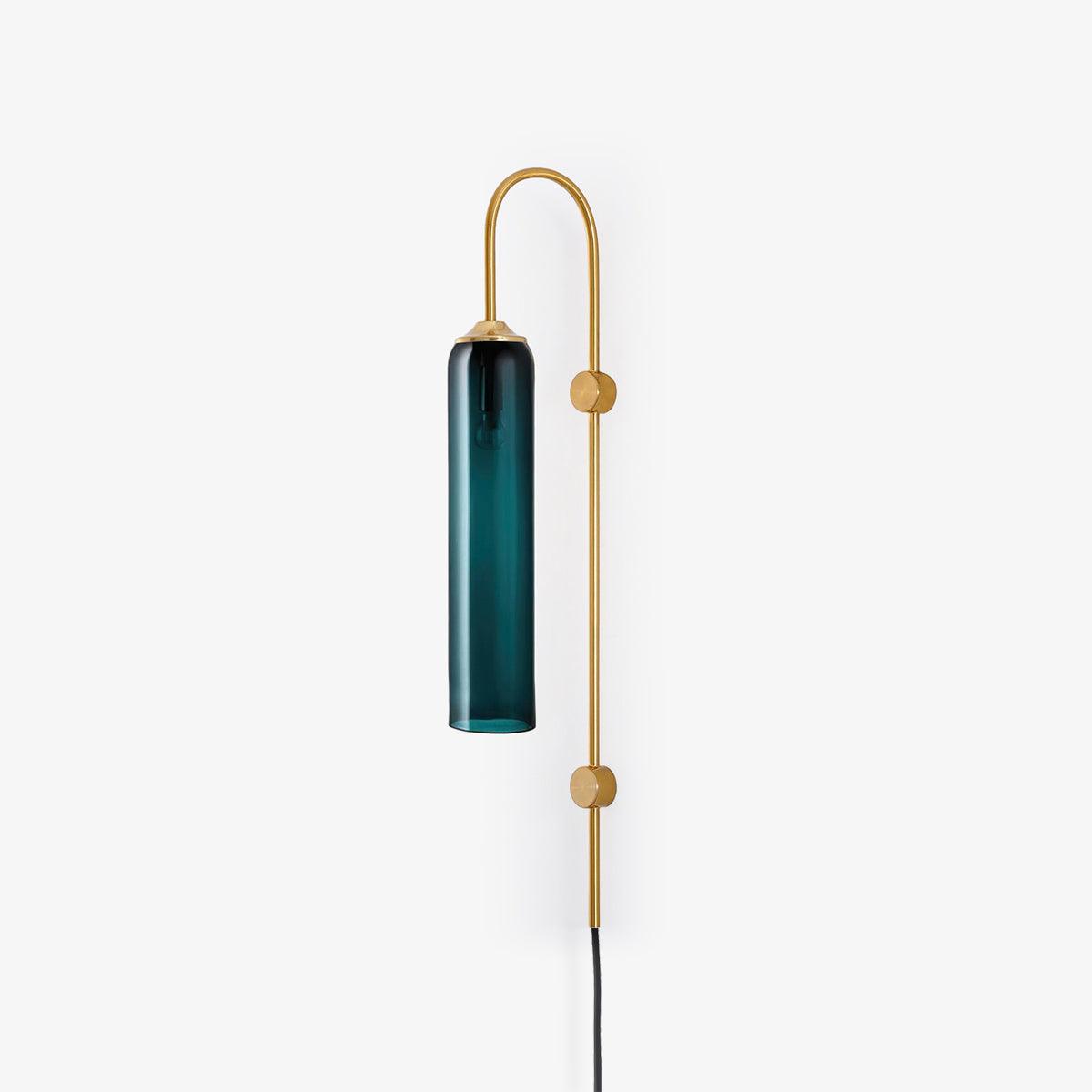 Modern Glass Plug In Wall Lamp