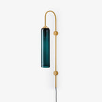 Modern Glass Plug In Wall Lamp
