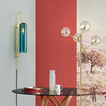 Modern Glass Plug In Wall Lamp
