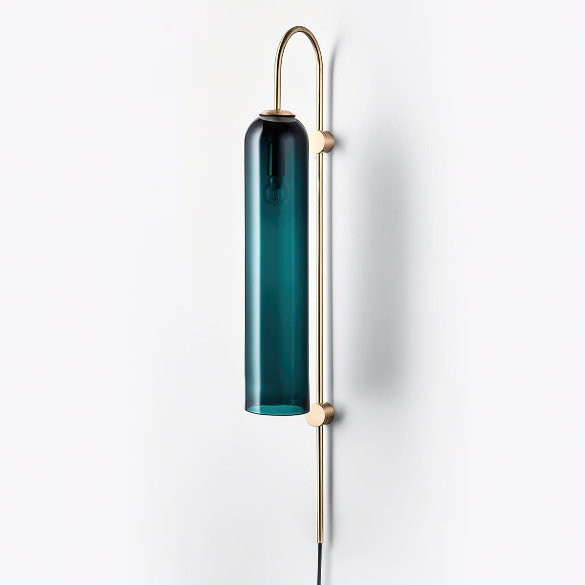 Modern Glass Plug In Wall Lamp