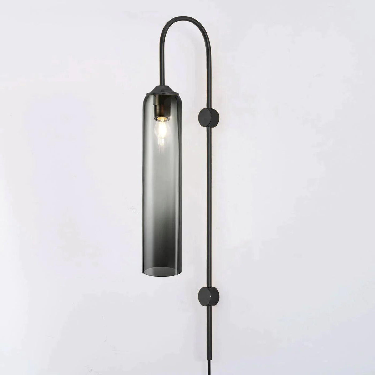 Modern Glass Plug In Wall Lamp