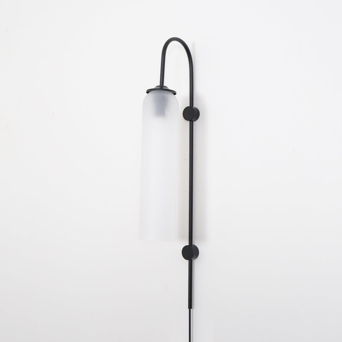 Modern Glass Plug In Wall Lamp