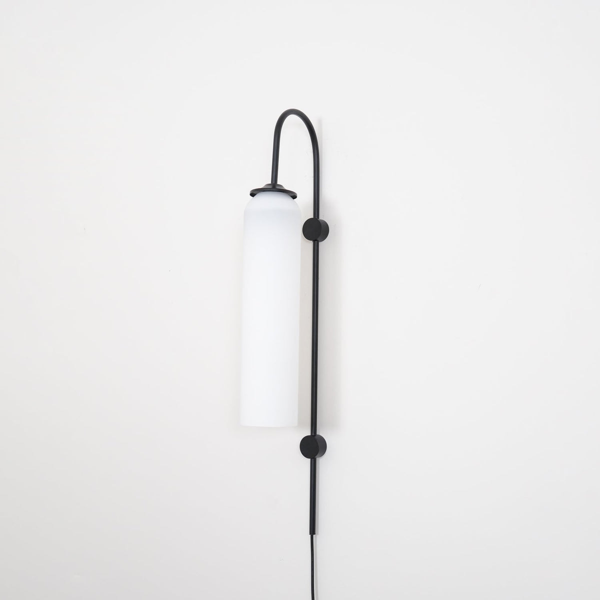 Modern Glass Plug In Wall Lamp