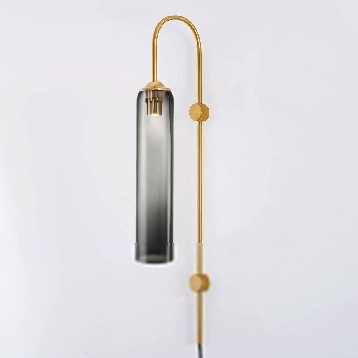 Modern Glass Plug In Wall Lamp