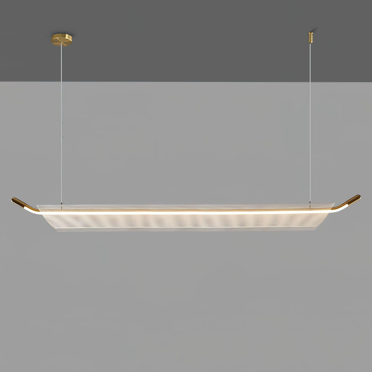 One Word Acrylic Pendant Light
