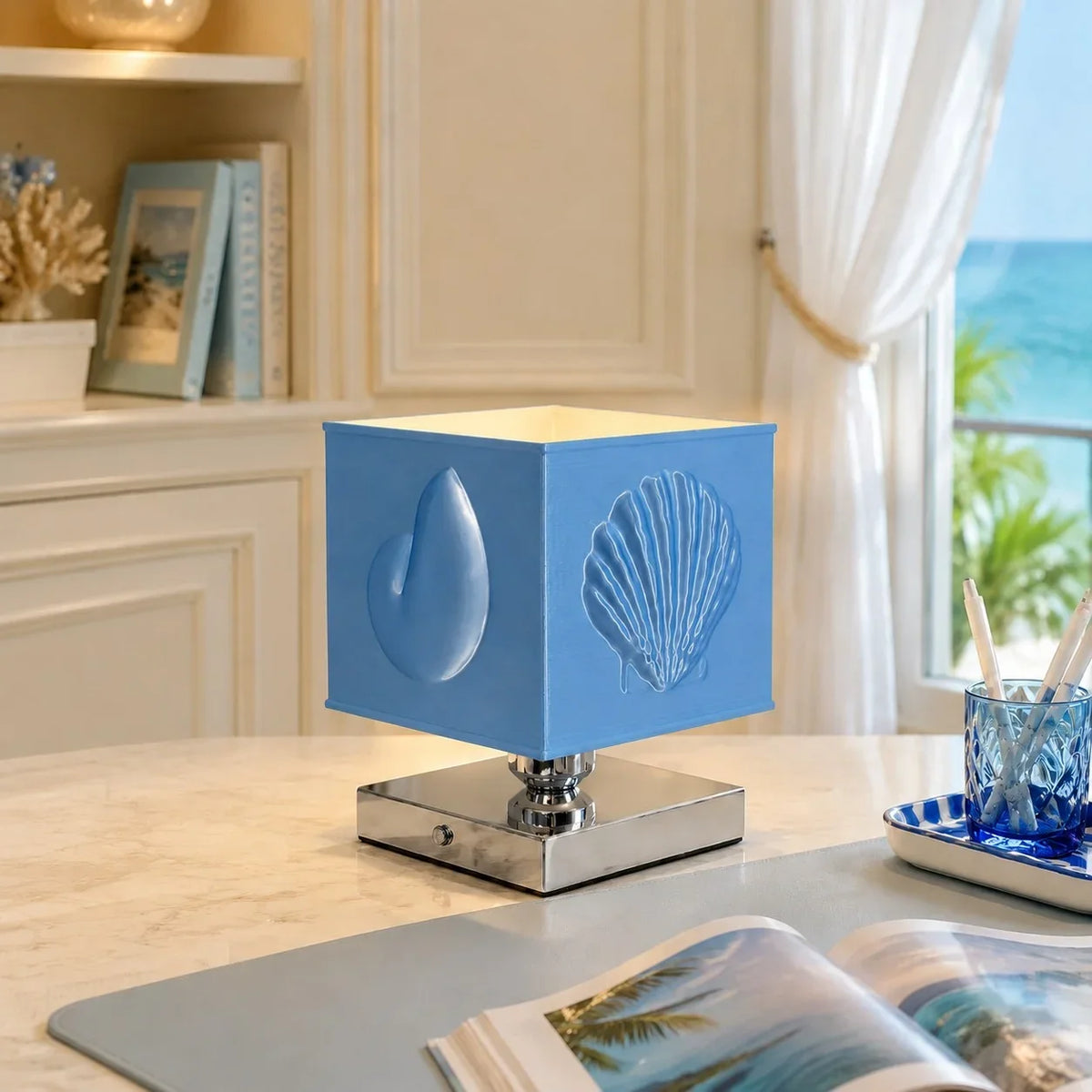 osira-modern-embossed-scallop-shell-resin-square-table-lamp