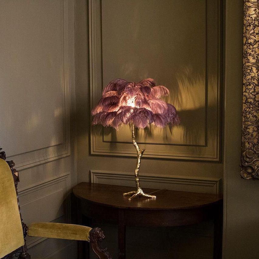 ostrich-feather-table-lamp
