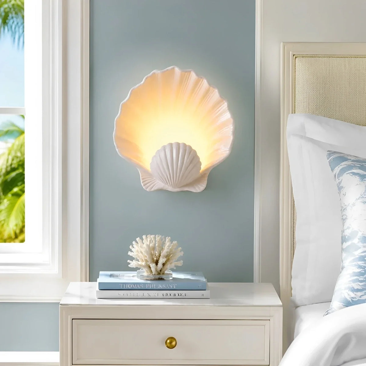 ottavia-modern-ceramic-shell-wall-light