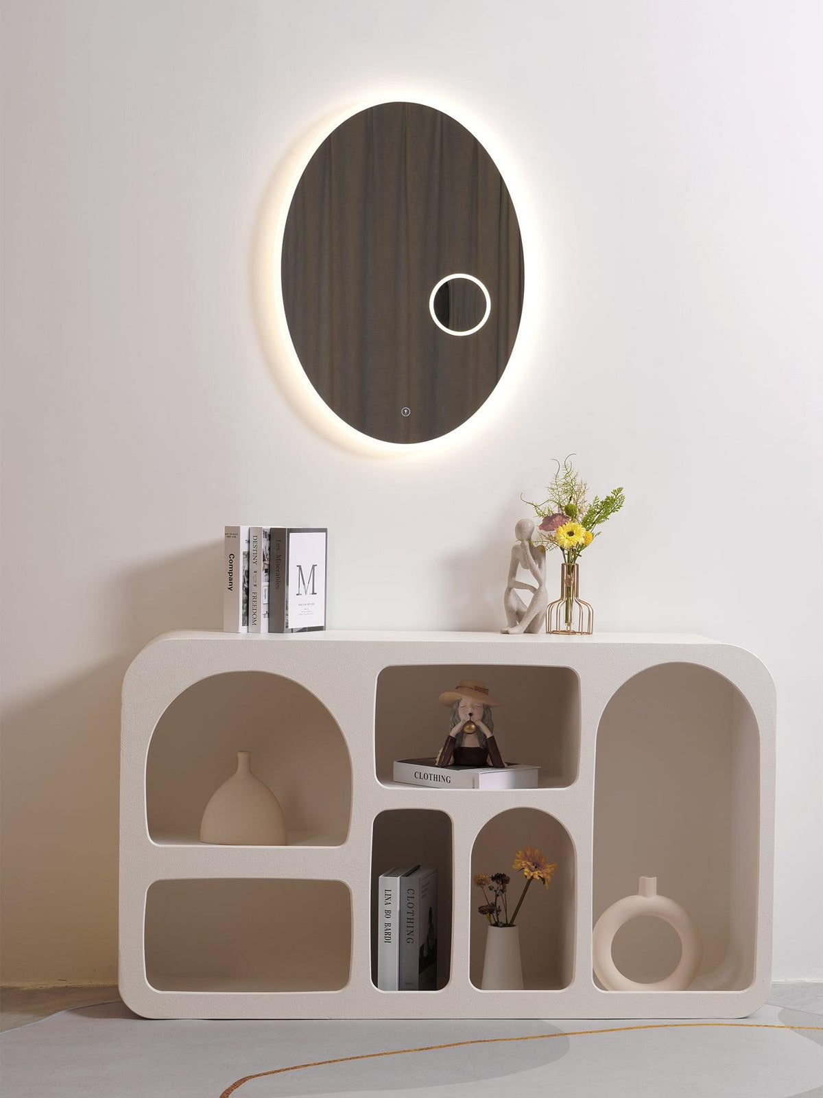 Oval Mirror Light