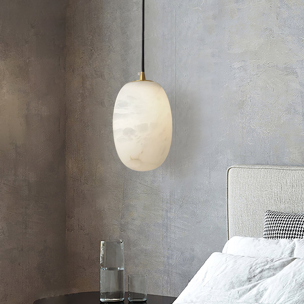 Pebble Alabaster Pendant Lamp