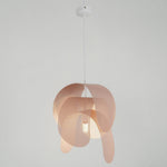 Metal Pendant Lamp with Perforated Shade
