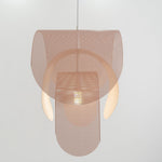Metal Pendant Lamp with Perforated Shade