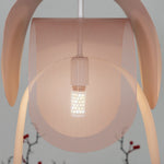 Metal Pendant Lamp with Perforated Shade