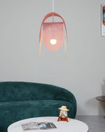 Metal Pendant Lamp with Perforated Shade