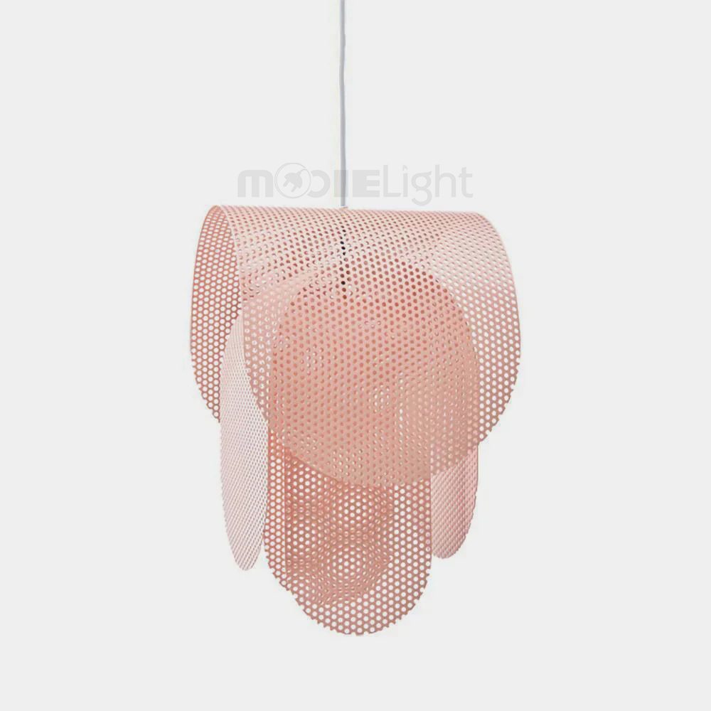 Metal Pendant Lamp with Perforated Shade