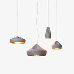 Pleated Box Hanging Light Fixtur