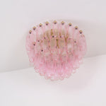 Poliedri Pink Ceiling Light