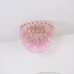 Poliedri Pink Ceiling Light