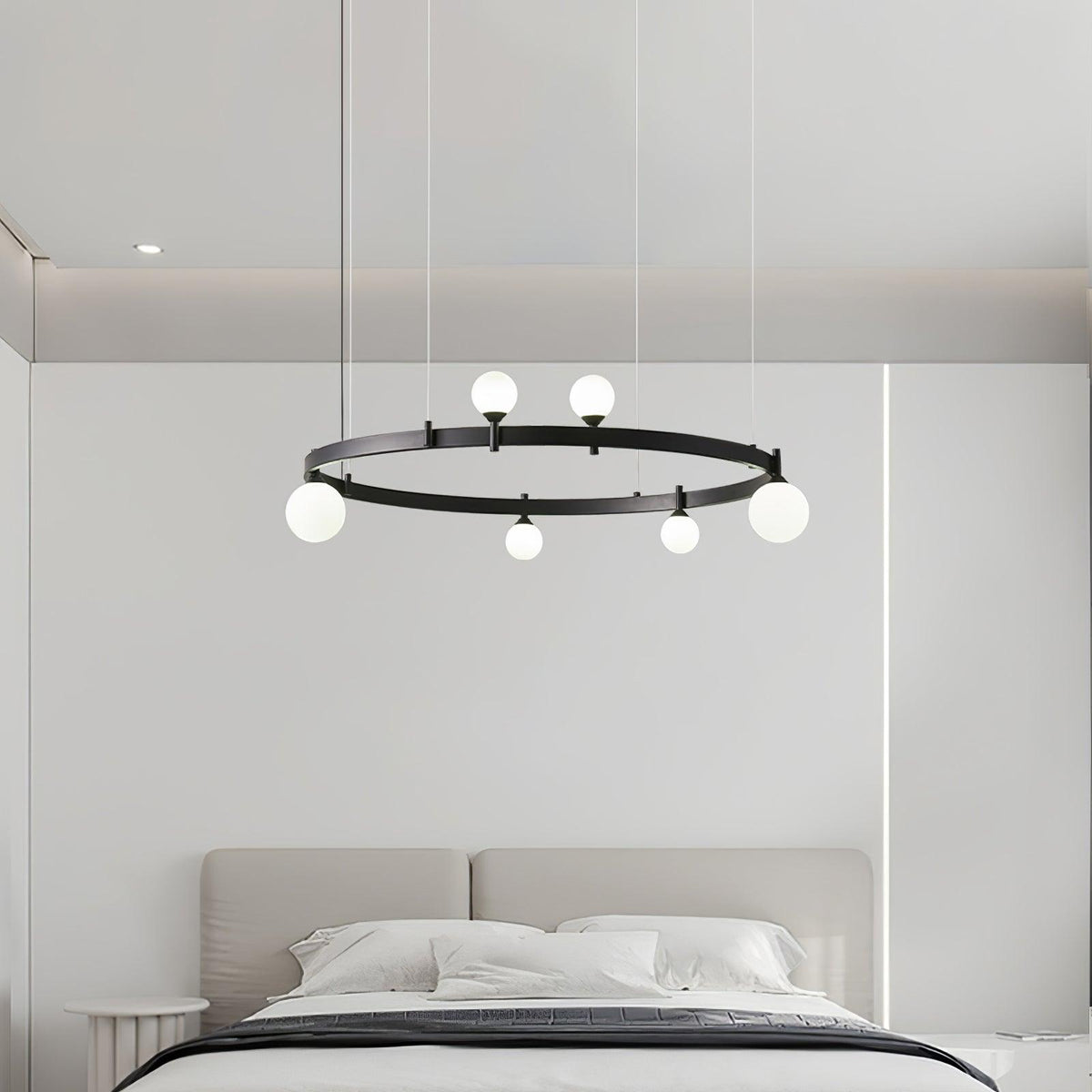 Pomi Round Chandelier Ceiling Light Fixture
