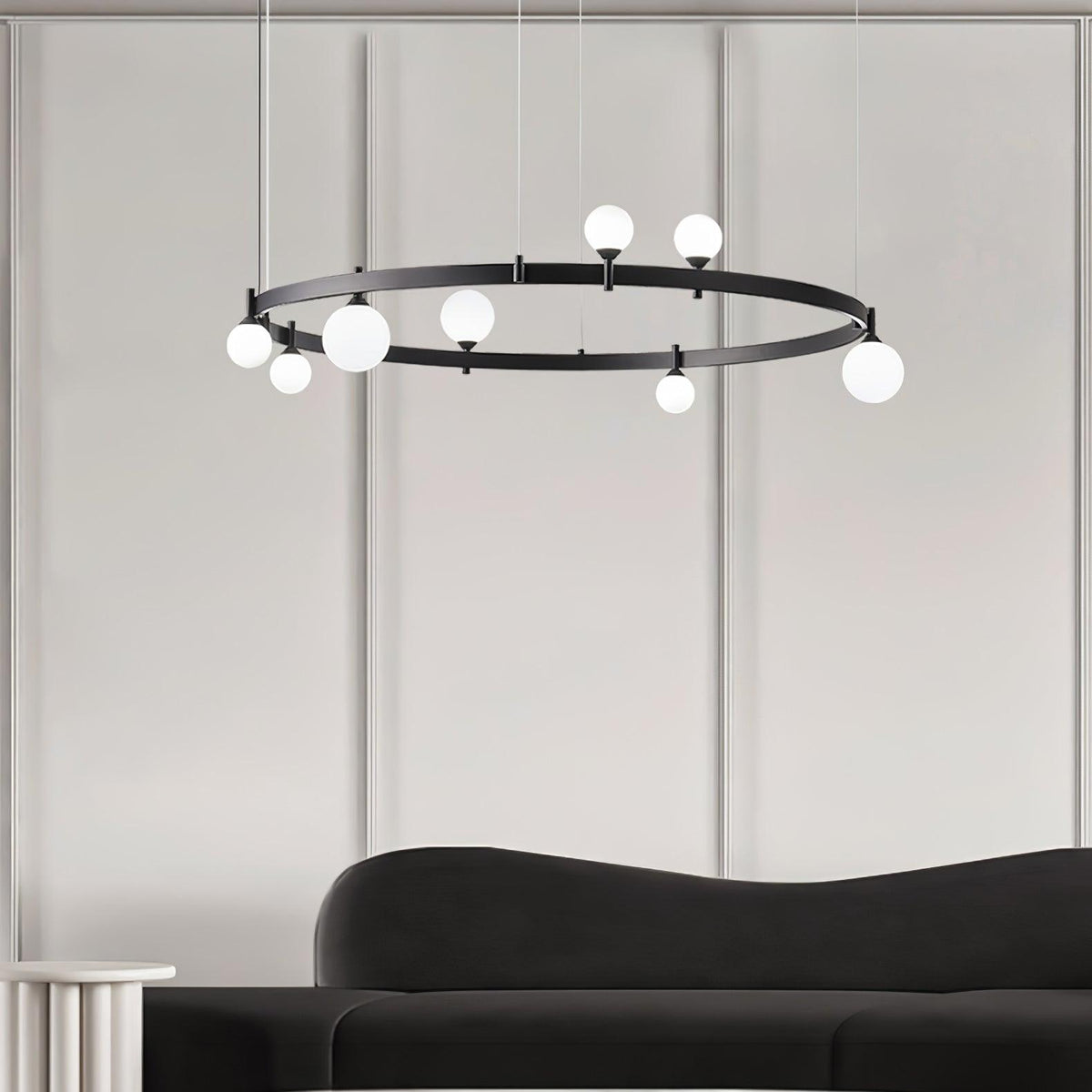 Pomi Round Chandelier Ceiling Light Fixture