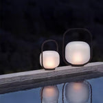 Portable Lantern Outdoor Table Lamp With Solar Panel