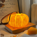 Portable Pumpkin Built In Battery Table Lamp