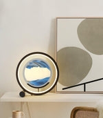 Relaxing Sand Built In Battery Table Lamp