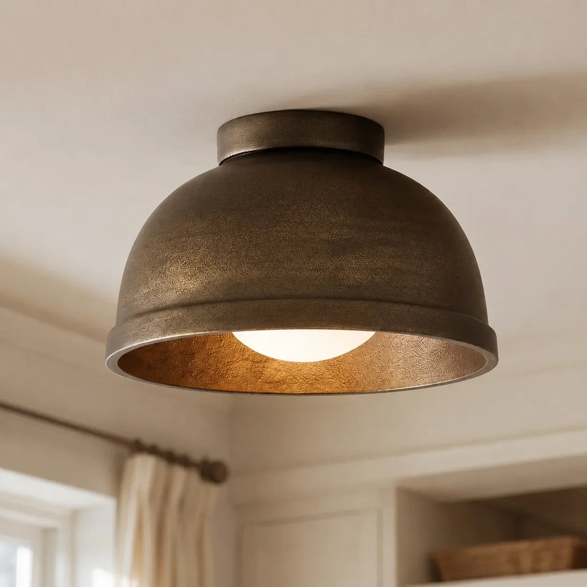 laura-black-cast-aluminum-round-flush-mount-ceiling-light