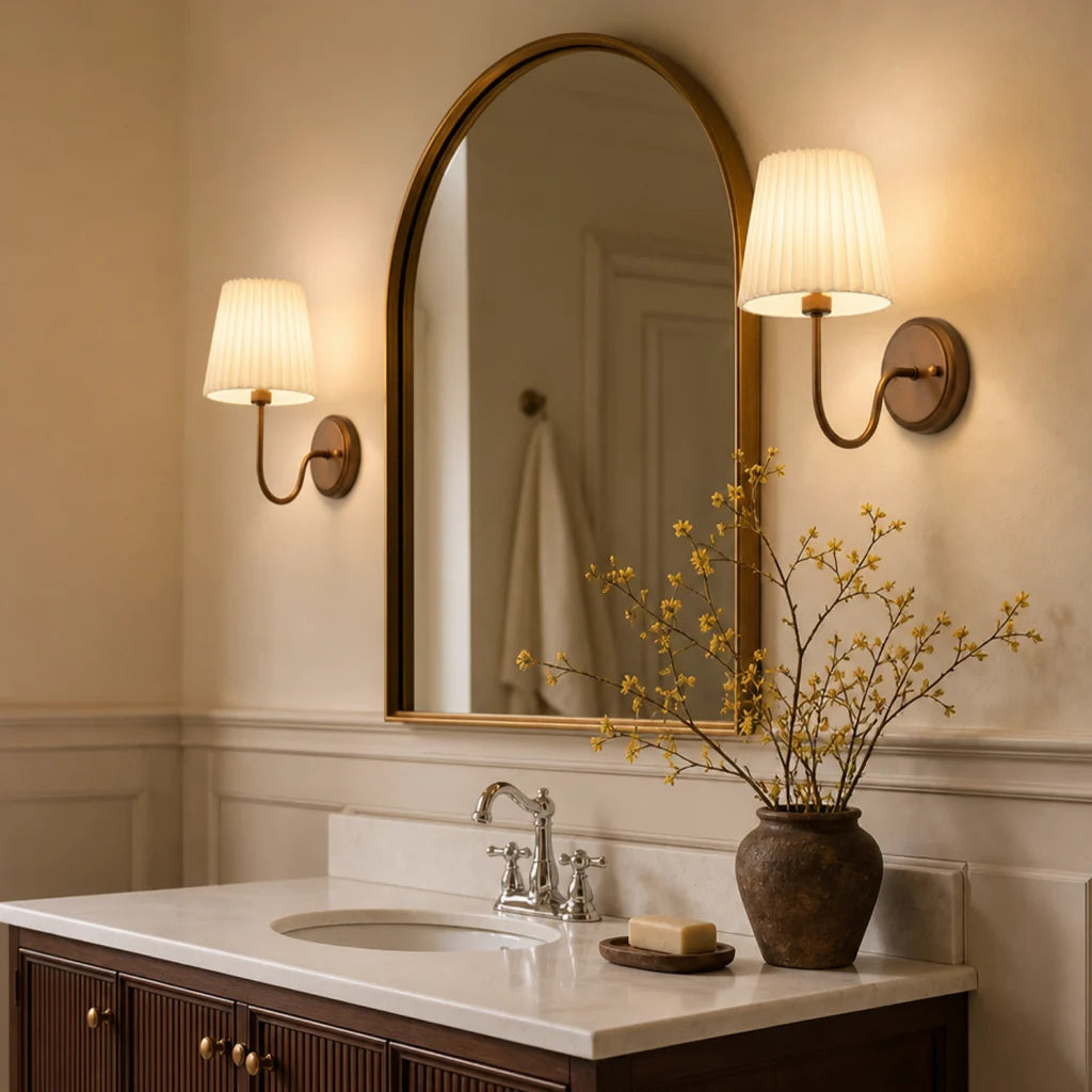 retro-pleated-fabric-iron-wall-sconce
