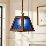 retro-floral-pattern-glass-pendant-light