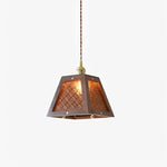 retro-floral-pattern-glass-pendant-light