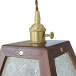 retro-floral-pattern-glass-pendant-light