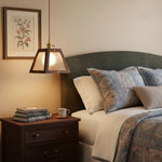 retro-floral-pattern-glass-pendant-light