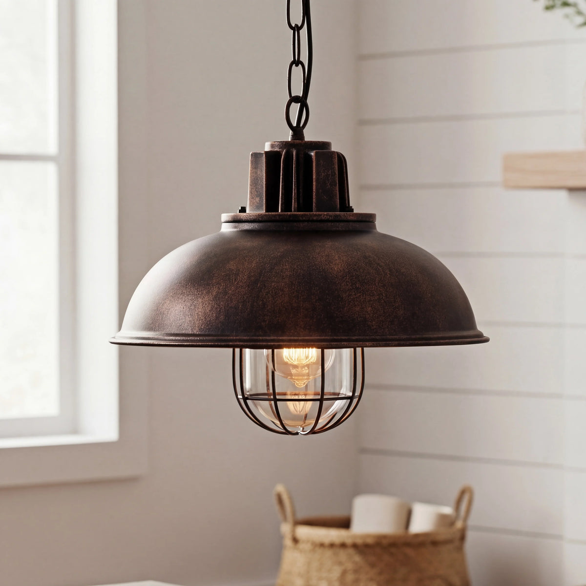 retro-industrial-dome-metal-pendant-light