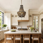 retro-industrial-wood-pendant-light-gray-white-wood-bead-nordic-lamp