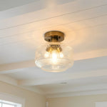 retro-pattern-glass-semi-flush-ceiling-light