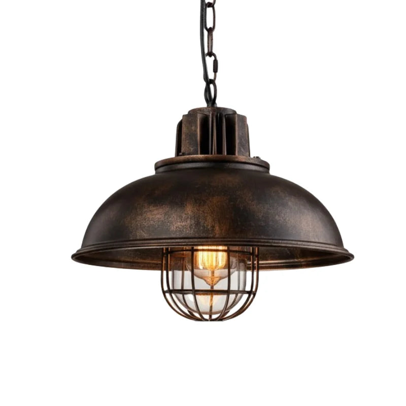 retro-industrial-dome-metal-pendant-light